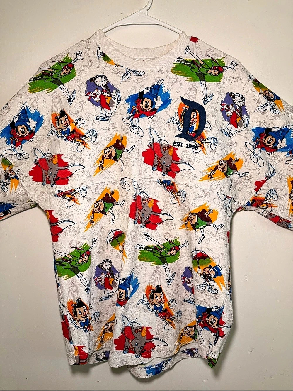 Disney Disneyland Resort Sport Jersey Graphic Long Sleeve XS